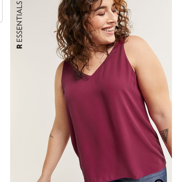 Reversible floral sleeveless blouse - Picture 5 of 6